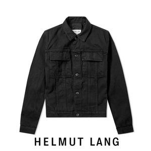 Helmut Lang 87 Pure Black Denim Men's Size S Jacket